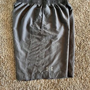 Under Armor Grey Athletic Shorts Mens Medium